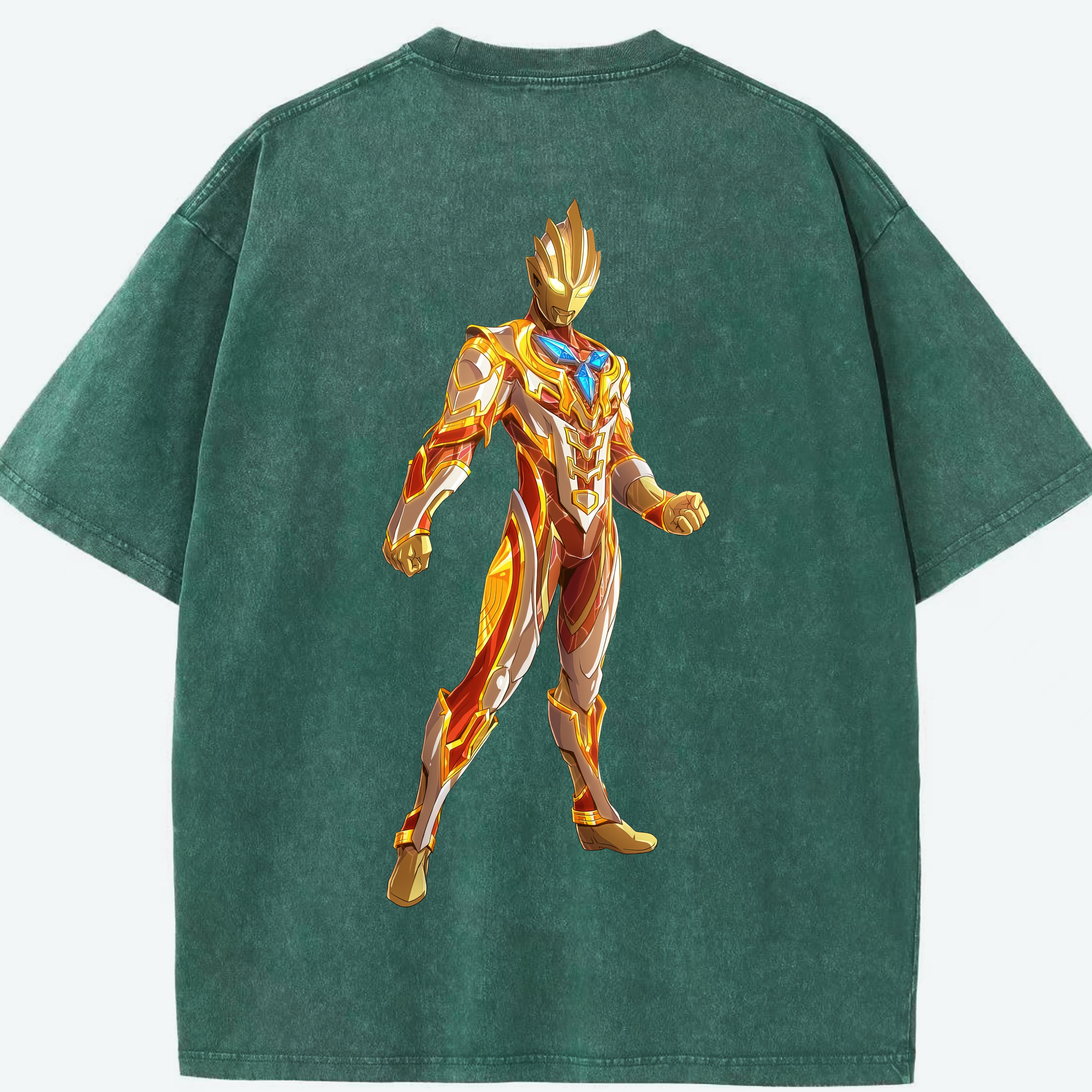 （画像用） ウルトラマン Ultraman 綿100% ヴィンテージ風 半袖Tシャツ（背面プリント）